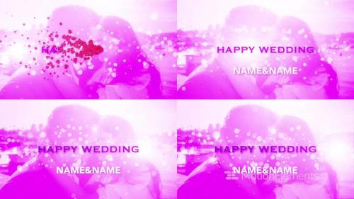 MotionElements - Happy Wedding TITLE - 10724451