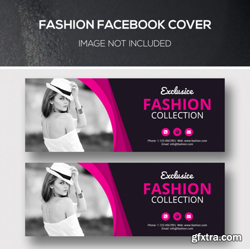 Fashion facebook covers Premium Psd