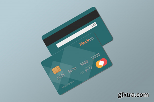 Debit card, credit card, smart card mock-up Premium Psd