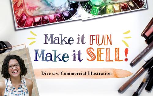 SkillShare - Make it Fun, Make it Sell: Dive Into Commercial Illustration