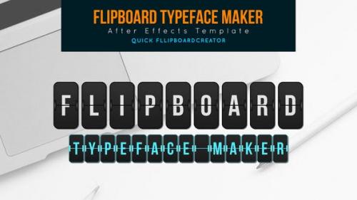 Videohive - Flip board Typeface Maker - 25894931