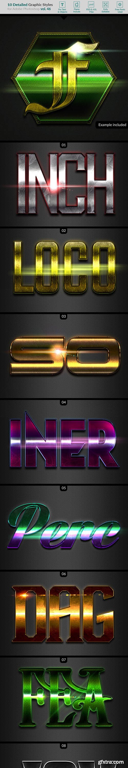 Graphicriver - 10 Text Effects Vol. 46 25813616