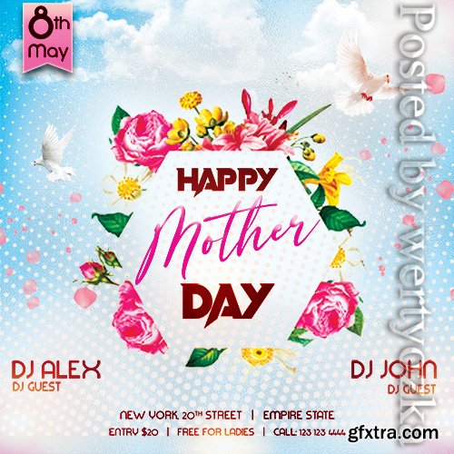 Happy Mother Day - Premium flyer psd template