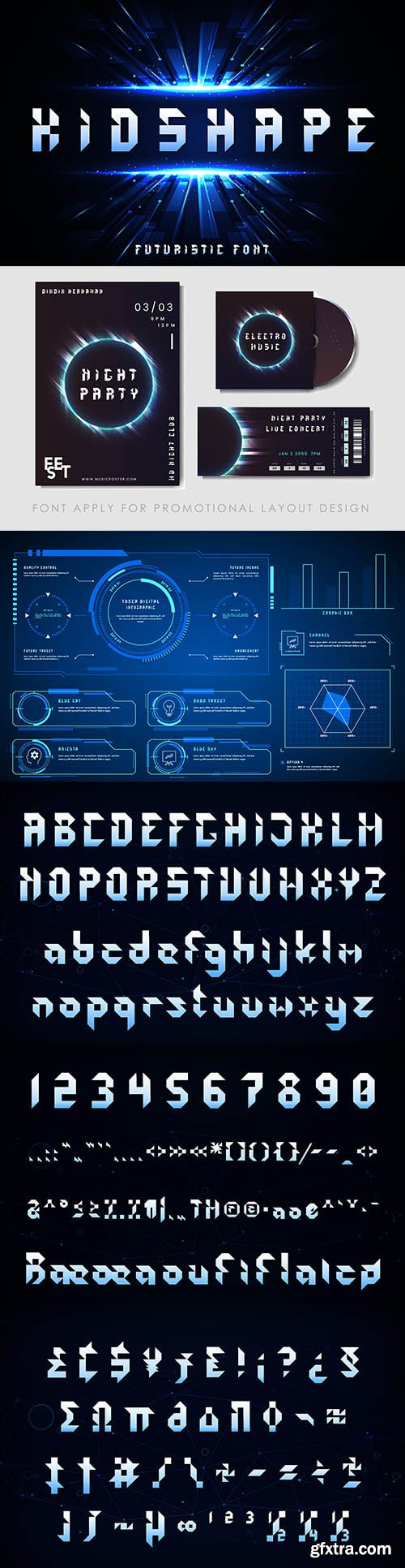 Kidshape Futuristic Display Font