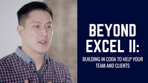 SkillShare - Beyond Excel II: Building In Coda to Help Your Team and Clients