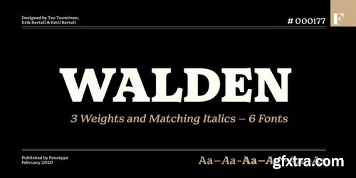 Walden Font Family