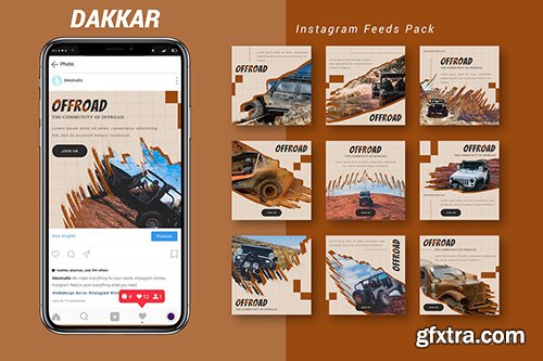 Dakkar - Instagram Feeds Pack