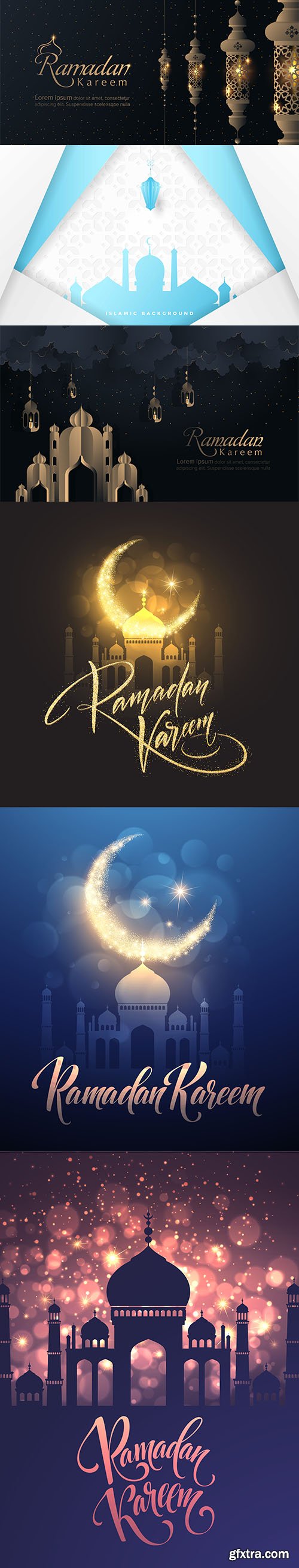 Ramadan Kareem Greeting Card Set