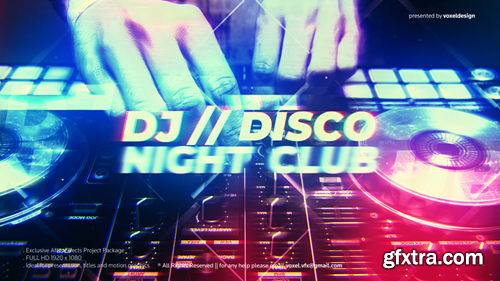 MotionArray DJ Disco Night Club Intro 432498