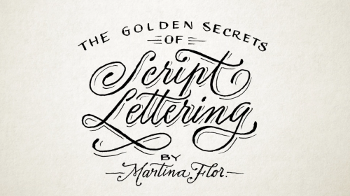 SkillShare - The Golden Secrets of Script Lettering: Find Inspiration In Your Handwriting