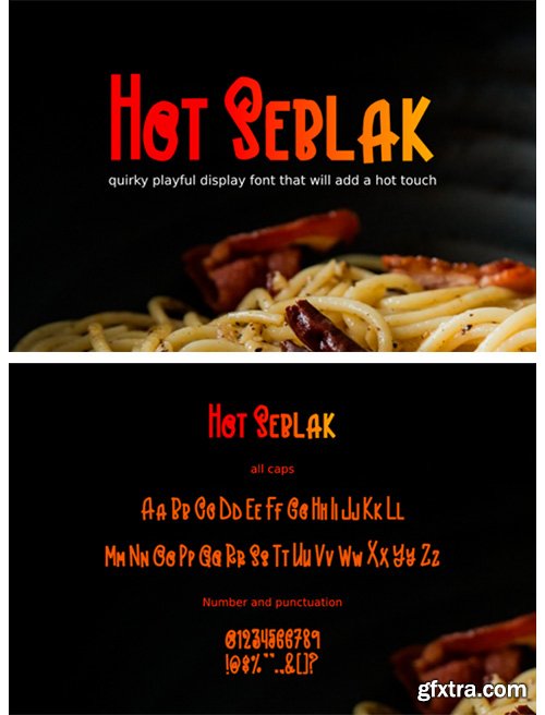 Hot Seblak Font