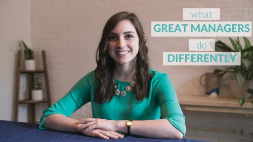SkillShare - What Great Managers Do Differently