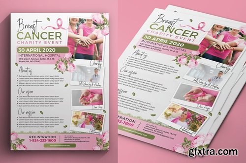 Breast Cancer Charity Flyer