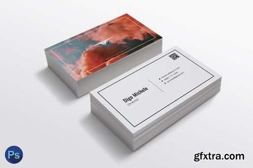 Smoke Color Business Card Template