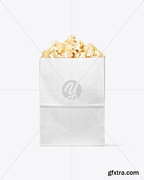 Paper Package w/ Popcorn Mockup 56466