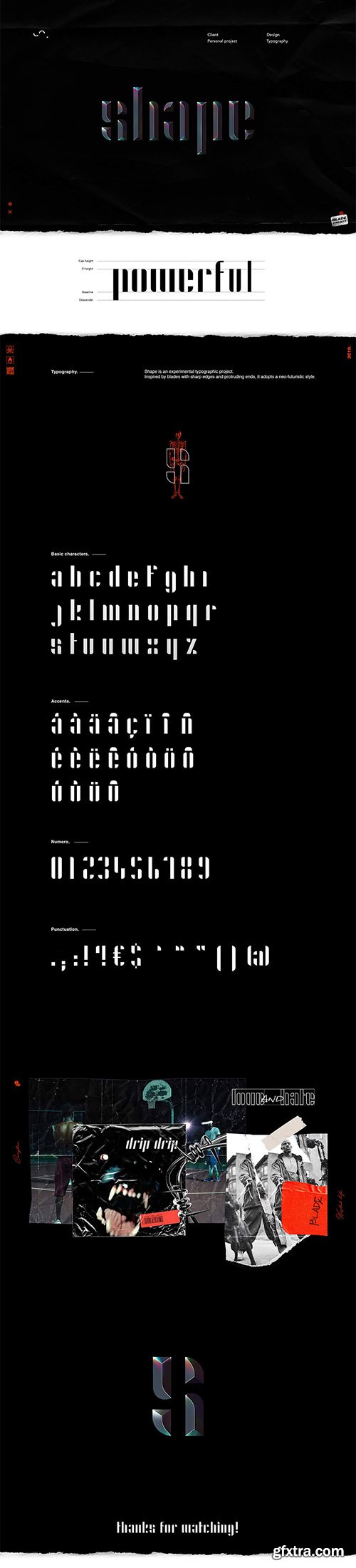 Shape Neo Futurism Typeface