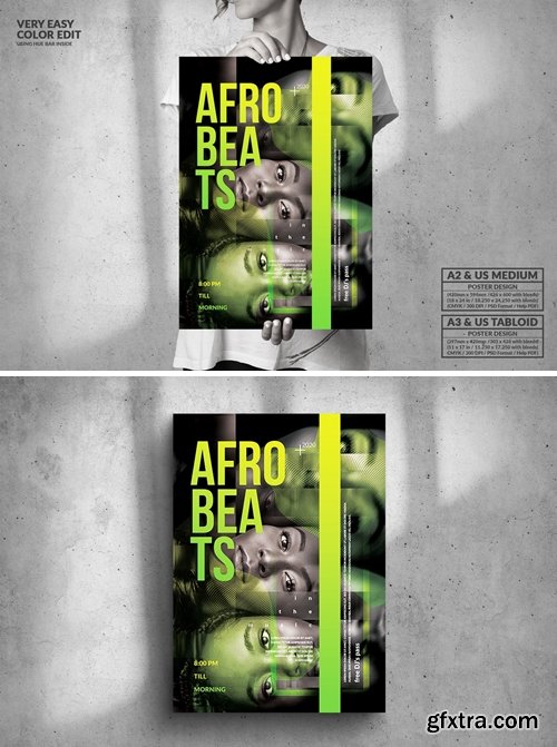 Afrobeat Style - Big Music Poster Design