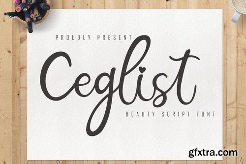 Ceglist Beauty Script Font