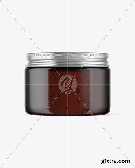 Amber Jar with Gel Mockup 56601