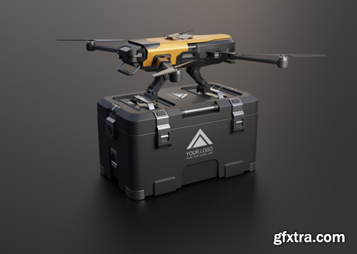 Drone for delivery service Premium Psd