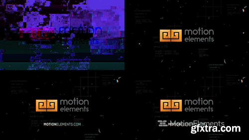 MotionElements Glitch Logo Opener 10379915