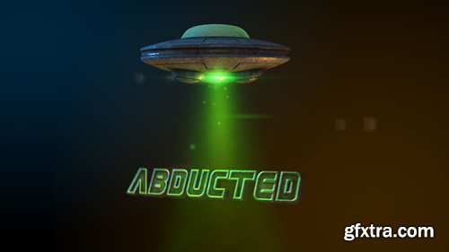 MotionElements Abducted - UFO Abduction Beam Logo Stinger 10385697