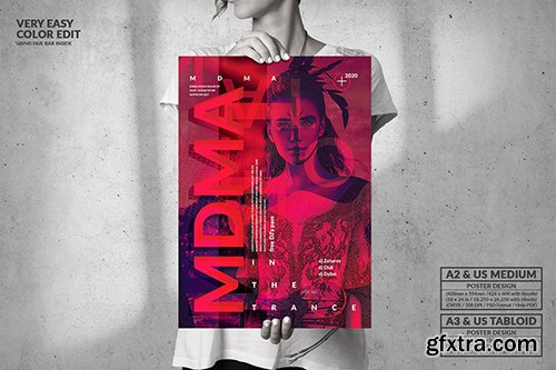 MDMA Party - Big Music Poster Design
