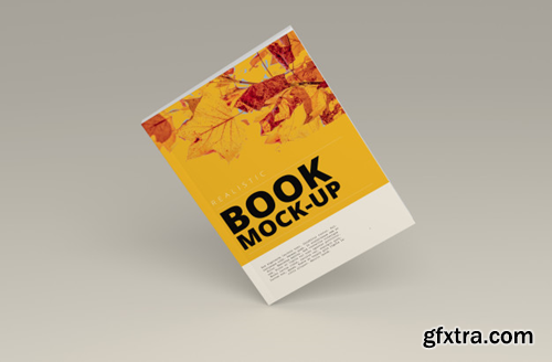 Softcover book mock up Premium Psd