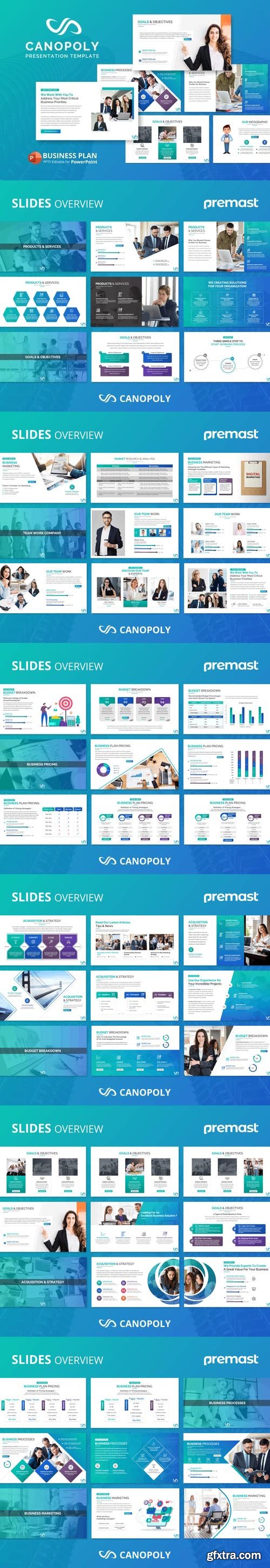 Canoply Business Plan Presentation Template