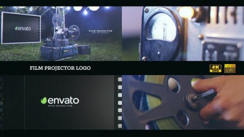 Videohive - Film projector Logo 4K - 22767093