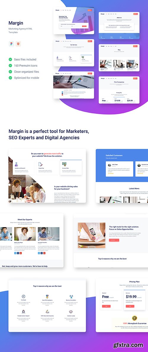 Margin - Marketing & SEO Digital Agency HTML Template