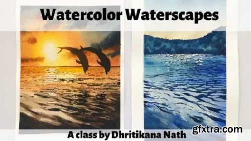Watercolor Waterscapes - (Painting Seascape in Two Ways)