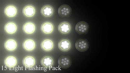 Videohive - 15 Light Flashing Pack - 25944333