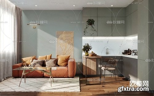 Modern Apartment 03 3D Interior