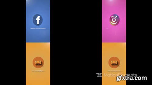 MotionElements Vertical Social Media Logo Reveal 11140624