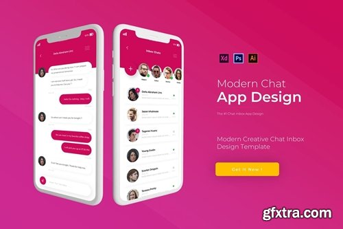 Chat Inbox | App Design Template