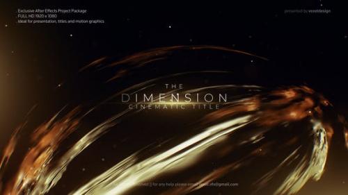 Videohive - Dimension Cinematic Title - 26052999