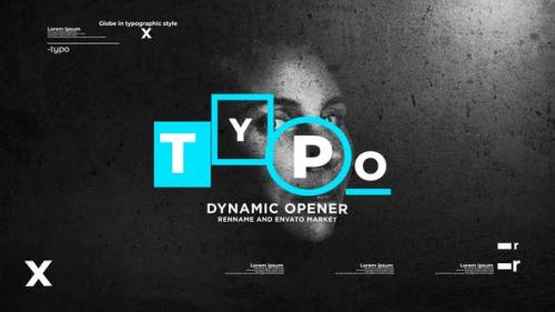 Videohive - Typographic Dynamic Stomp Opener - 24996258