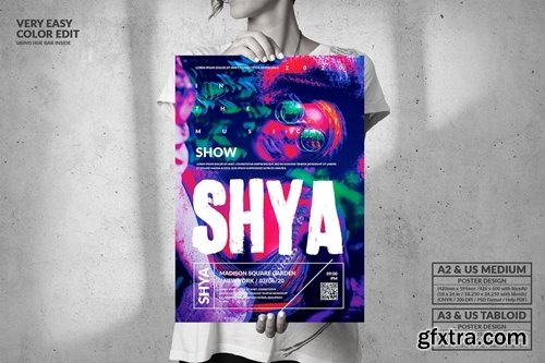 Shya Music Show - Big Poster Design