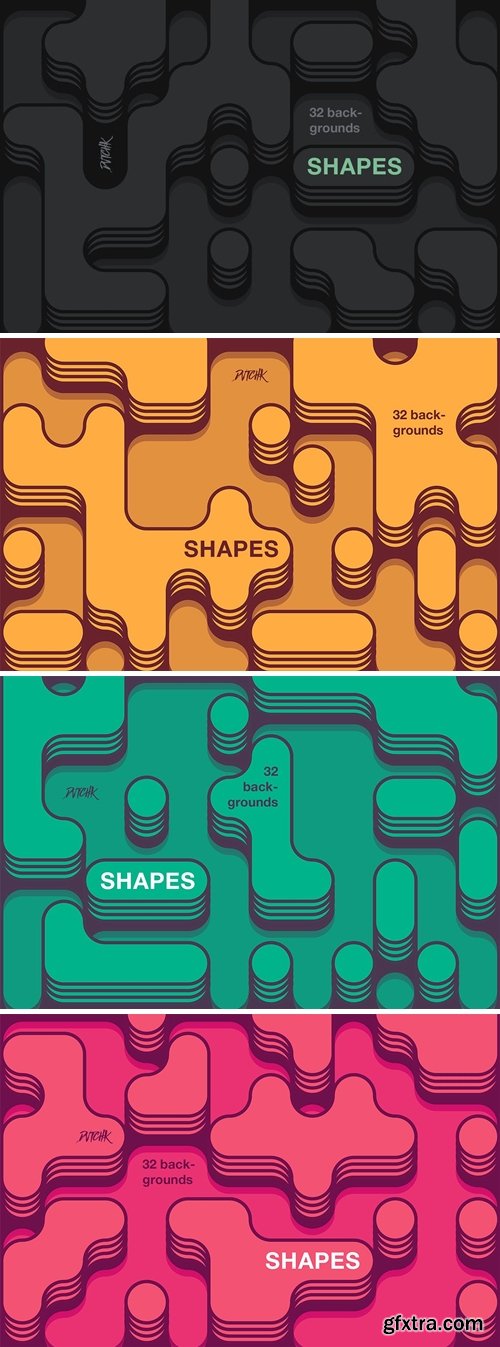 Shapes | Irregular Rounded Backgrounds