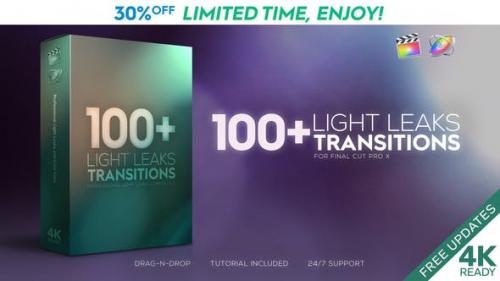 Videohive - FCPX Light Leaks Transitions - 23726269