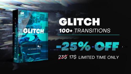 Videohive - Glitch Transitions - 23980929