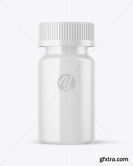 Glossy Pills Bottle Mockup 56652