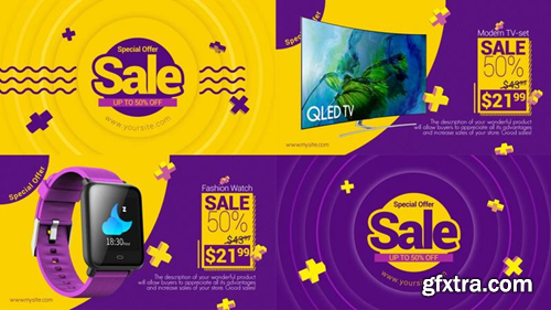 Fresh Sale Product Promo Online Store Video Template PSD 1622415