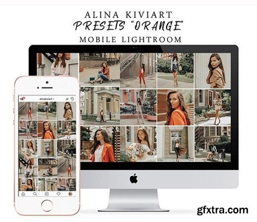 Alina Kiviart - Orange Desktop & Mobile Presets