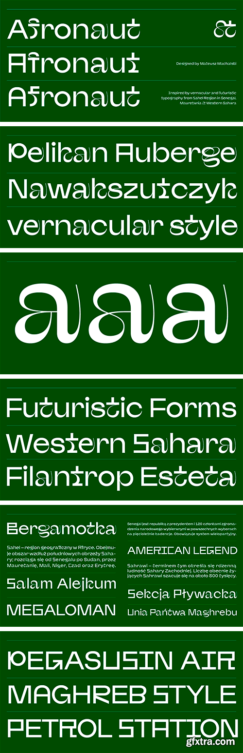 Afronaut Font Family