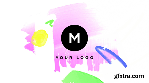 MotionArray Grunge Brush Watercolor Logo 477262