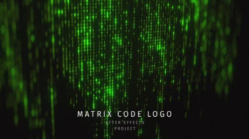 Videohive - Matrix Code Logo - 26109673