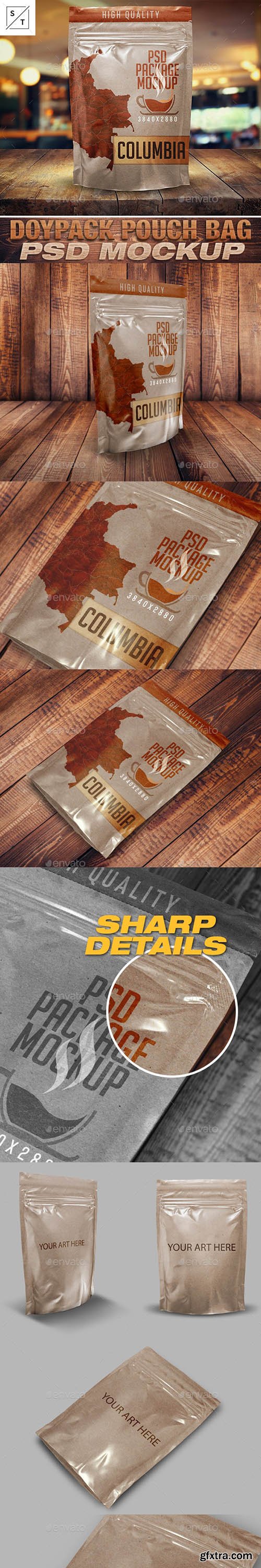 GraphicRiver - Doypack Pouch Bag PSD Mock-up 22662126