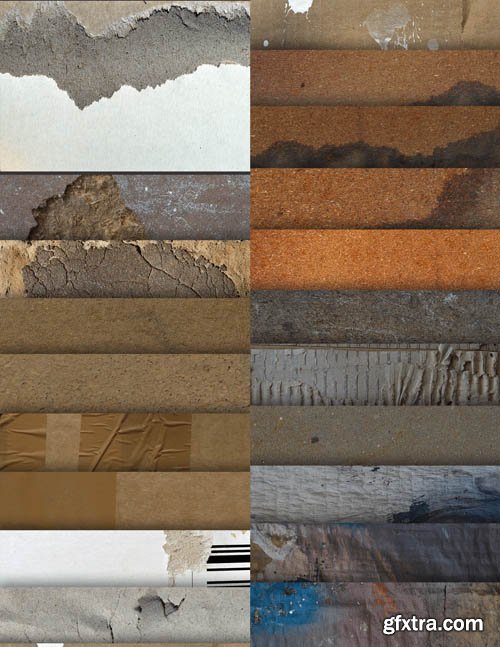 20 High Res Textures - Cardboard - Stock Photo
